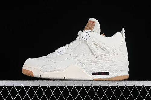 All categories Air Jordan Jordan series basketball shoes Air Jordan 4 GX foreign trade version Levi’s x Air Jordan 4 Denim AJ4 Joe 4 Levis joint basketball shoes AO2571-100
